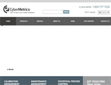 Tablet Screenshot of cybermetrics.com